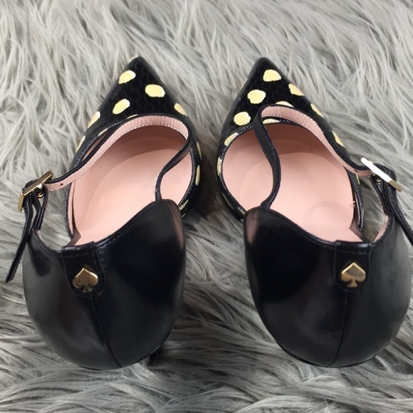 Kate Spade Dotted Ankle Strap D’orsay Pump 7 - Picture 8 of 8